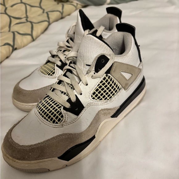 Nike Air Jordan 4 Retro PS 'Military Black' 2022 BQ7669-111 Nike Air Jordan 4 Retro PS 'Military Black' 2022 BQ7669-111